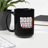 Handwritten Script Beauty Black Glossy Mug - Beyond T-shirts